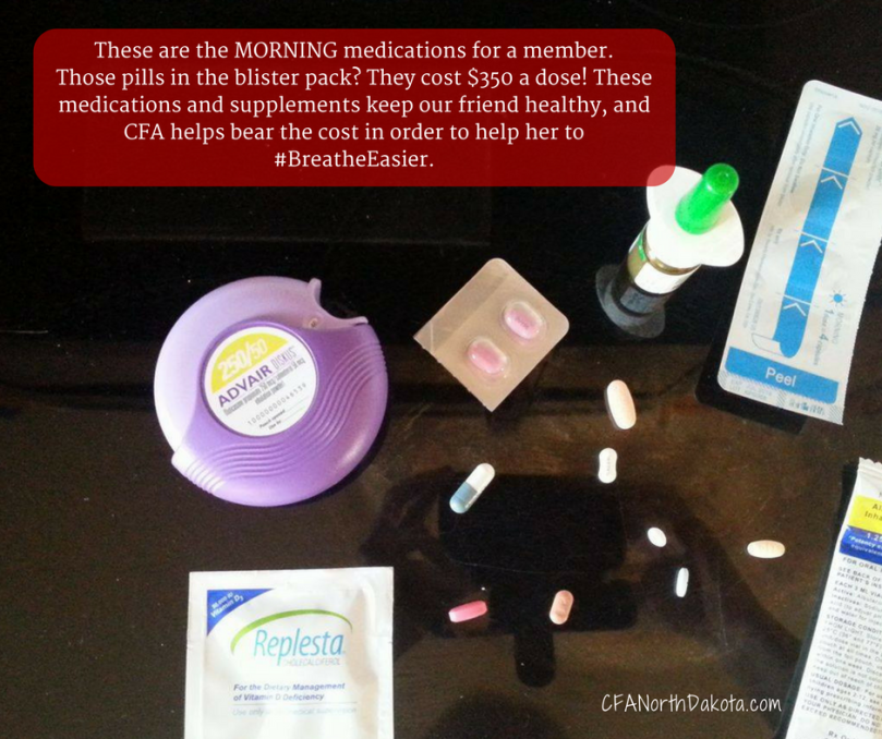 These are the MORNING medications for one of our members.(1)